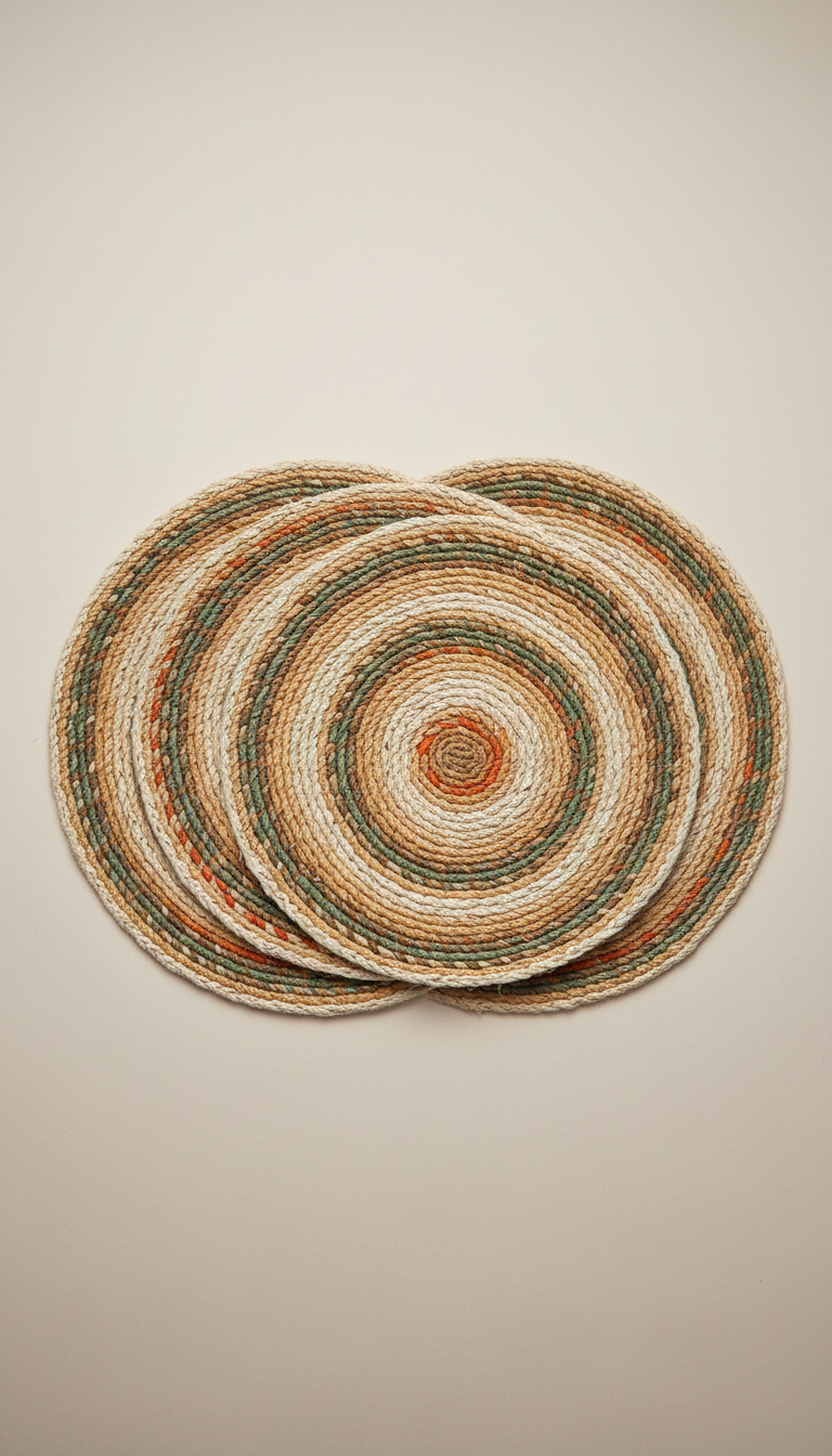 Handwoven Abaca Placemats Set Of Four